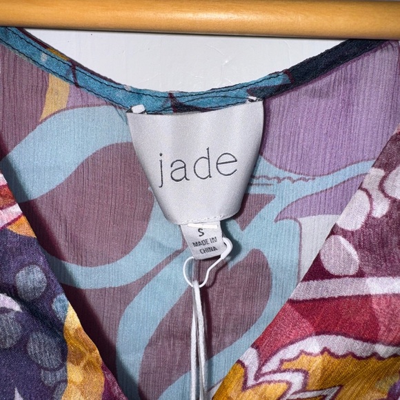 NWT - Jade by Johnny Was Multicolor Floral Dress - Picture 4 of 7